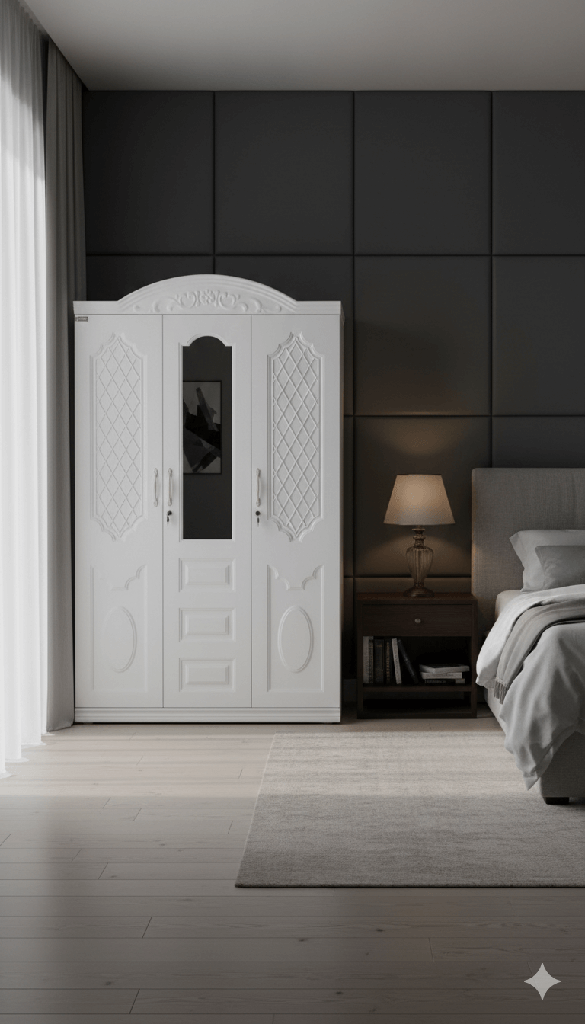 ARMOIRE  EN FER  3PORTES  1850X1180X420 