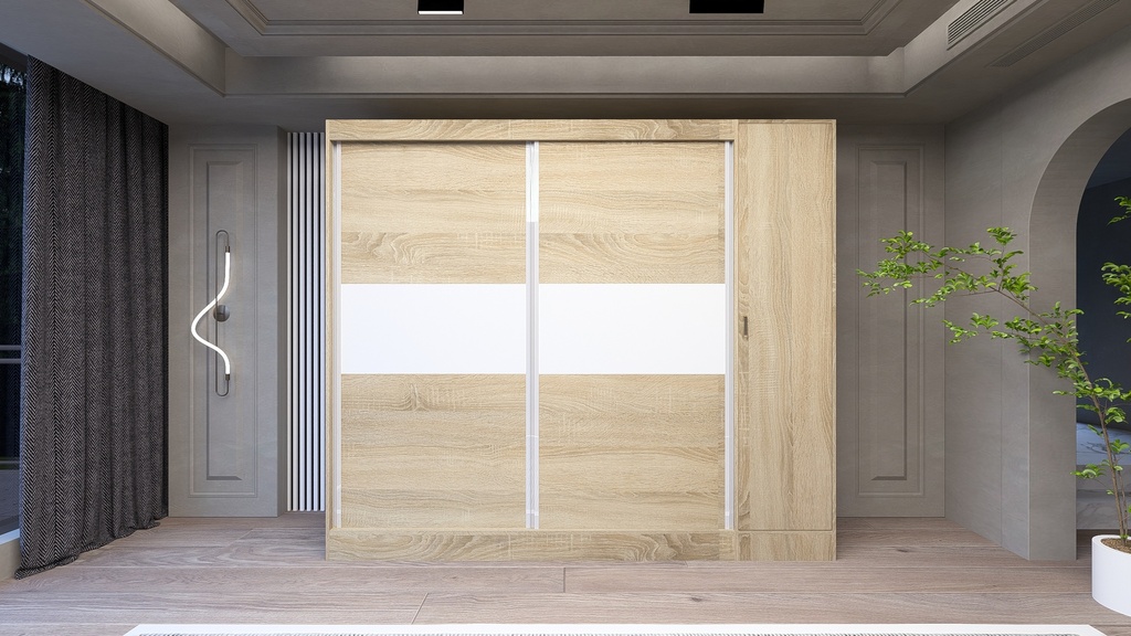 ARMOIRE ORMAN BLANC SONOMA 
