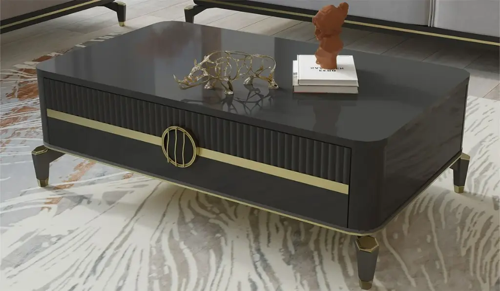 TABLE BASSE  BELLA GRISE