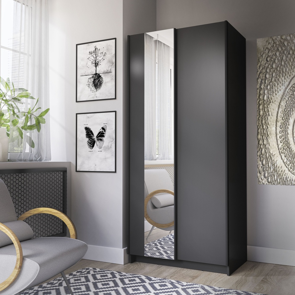 ARMOIRE COULISSANTE SOFIA 80X182X54.6