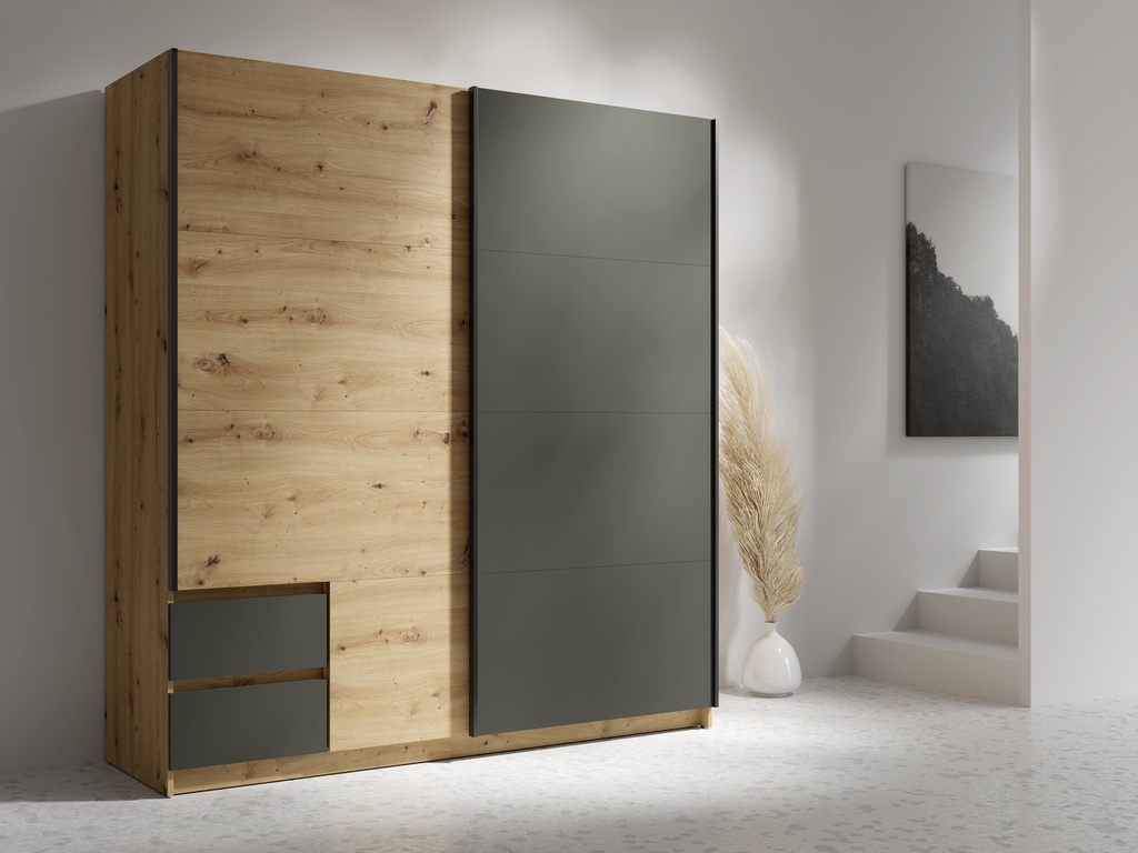 ARMOIRE COULISSANTE URIEL     180,8	X198,3X59,3