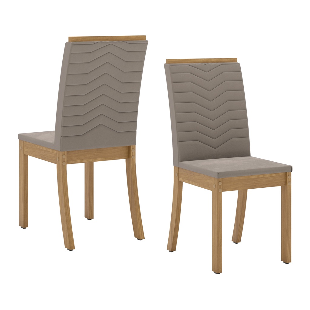 CHAISE BOIS ISA 415X955X550  CARAMEL S11-501