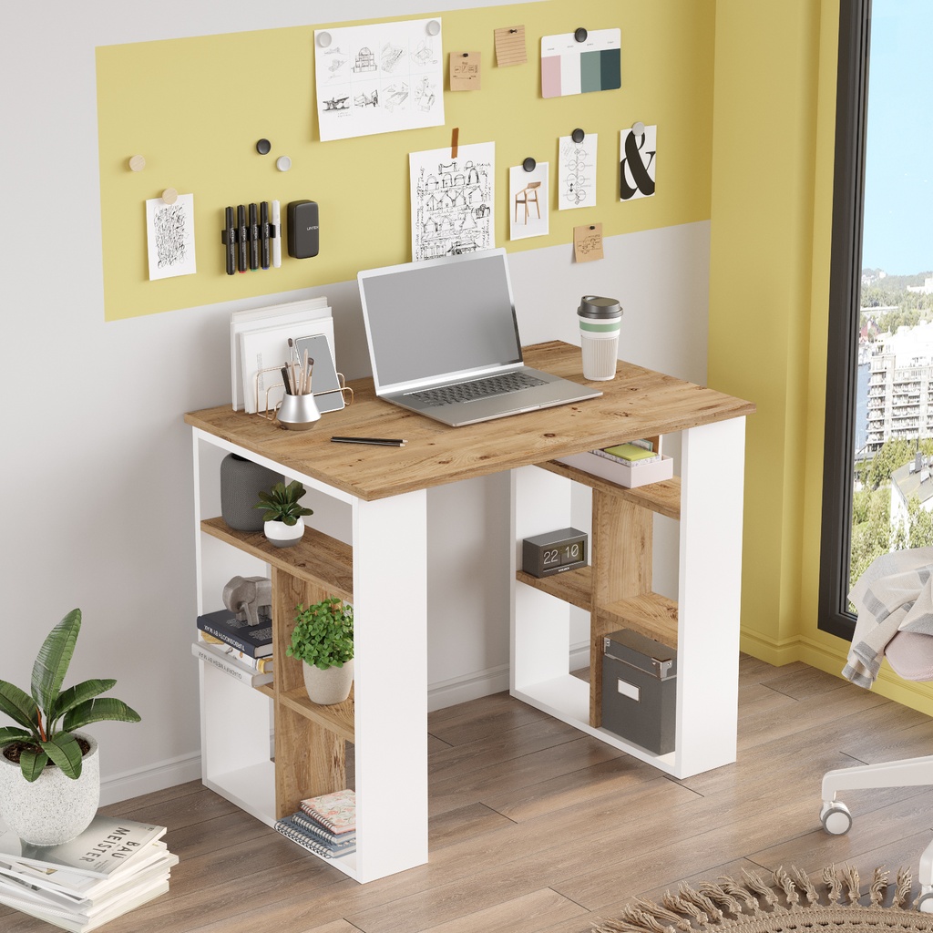 BUREAU BR1-AW CHENE BLANC