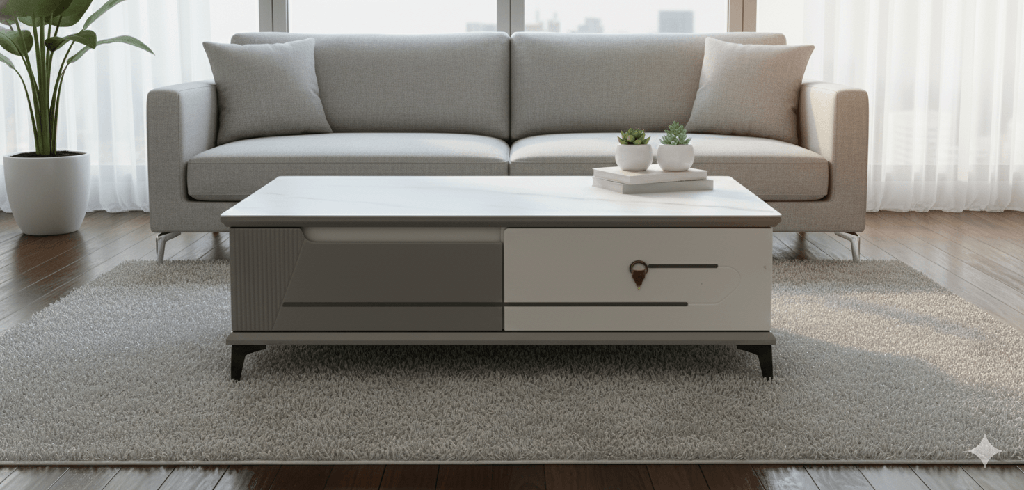 TABLE BASSE  1200CMX600CMX400CM  B10-120