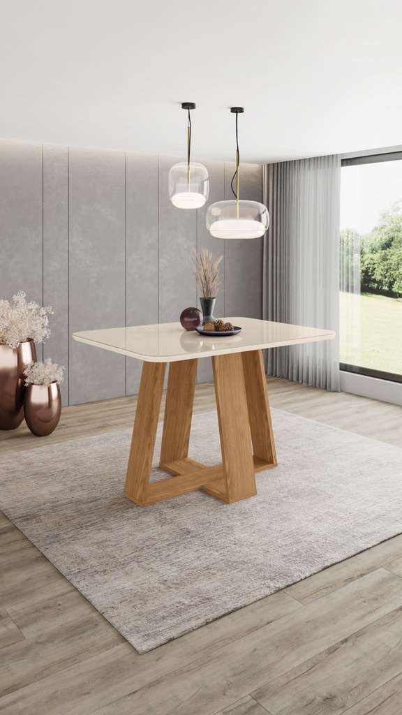 TABLE LINS RECTANGLE SC155-128