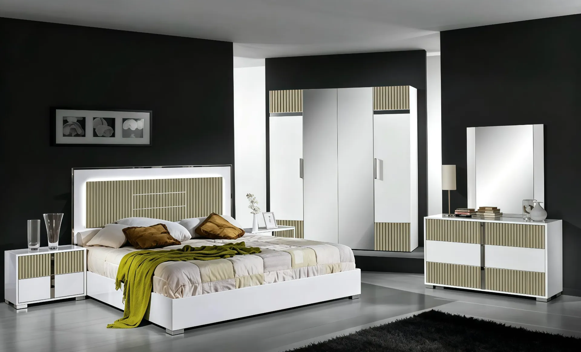 COIFFEUSE 800X400X1350 UL26BE00121 POUR CHAMBRE A COUCHER