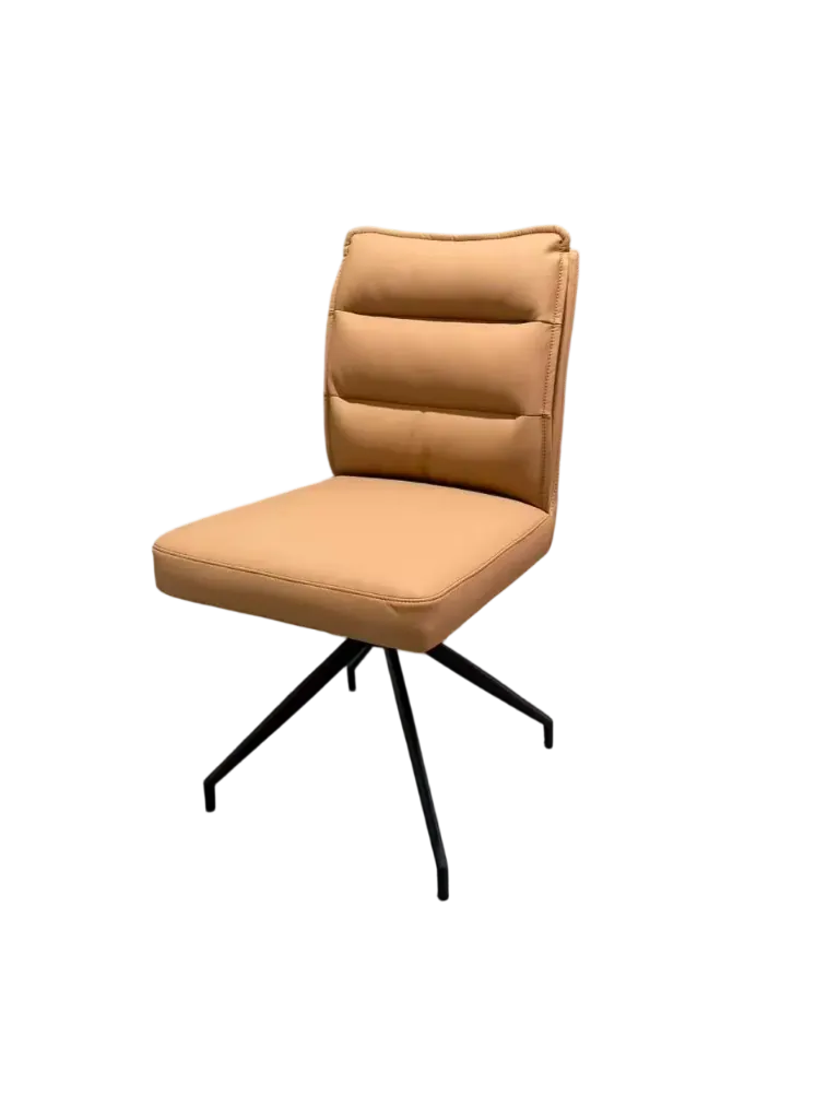 CHAISE CUIR PIVOTANTE  CY903 ORANGE