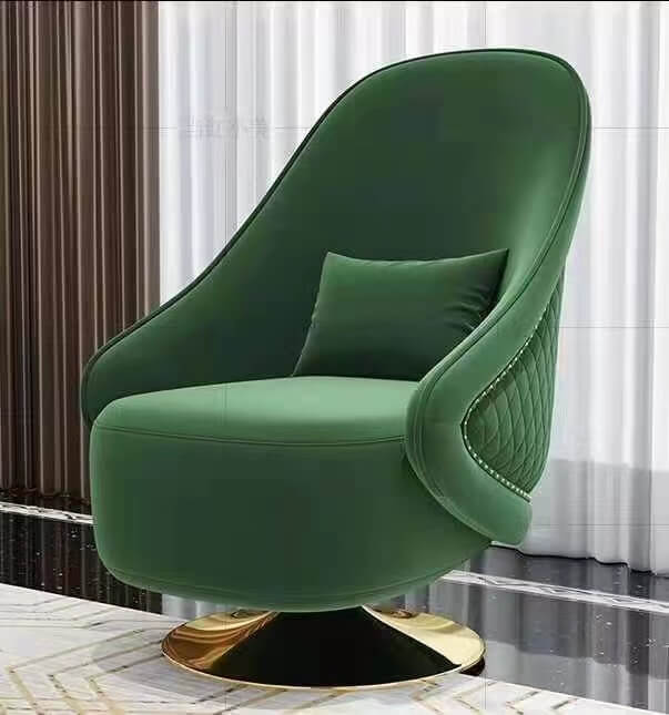 FAUTEUIL PIVOTANTE  70*8*96  360° ROTATION ORANGE  REF 1915