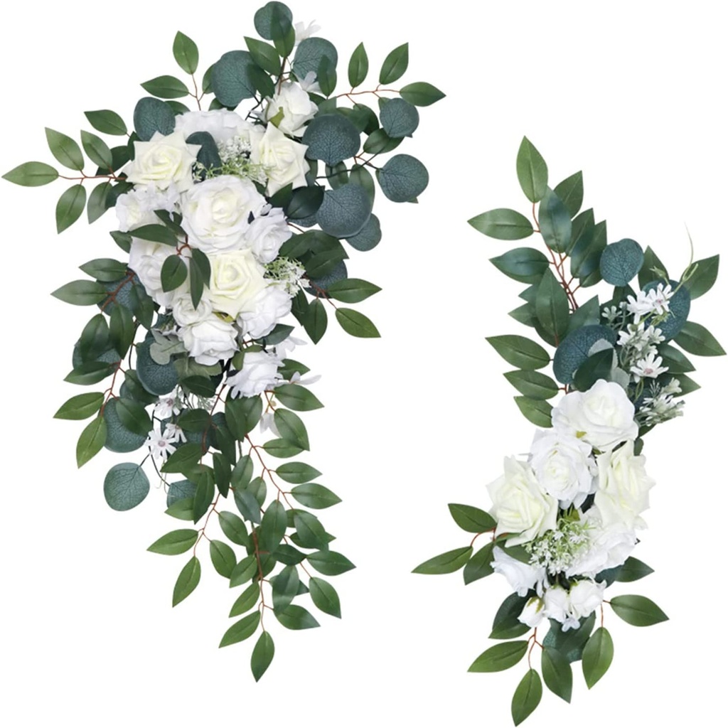 2 FLEURS POUR ARCHE 66*22/45*15  2 COULEURS 