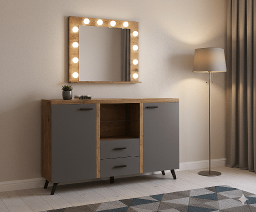 SENT BUFFET AVEC MIROIR