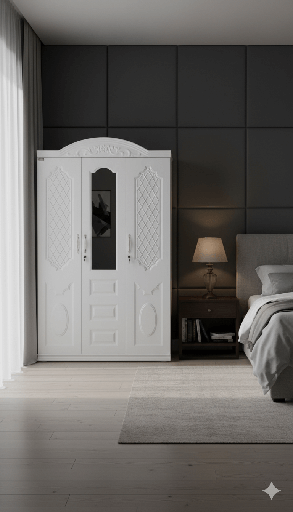 ARMOIRE  EN FER  3PORTES  1850X1180X420 