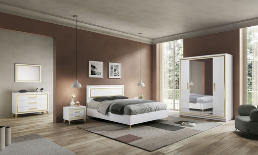 CHAMBRE A COUCHER 160X200 GOLD