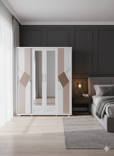 ARMOIRE FER Y004 4PORTES 