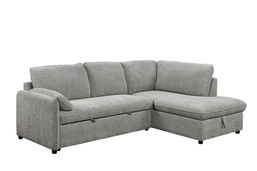 SALON ANGLE  CONVERTIBLE /COFFRE KF7825 240X169X91 