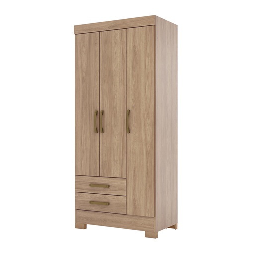 ARMOIRE 4P/2T BOIS 1095X1850X465 BE12-198
