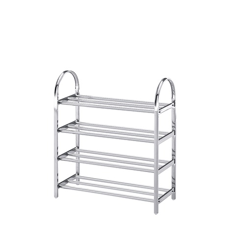 ETAGERE A CHAUSSURES EN ACIER INOX 60X23X70 4NIVEAUX