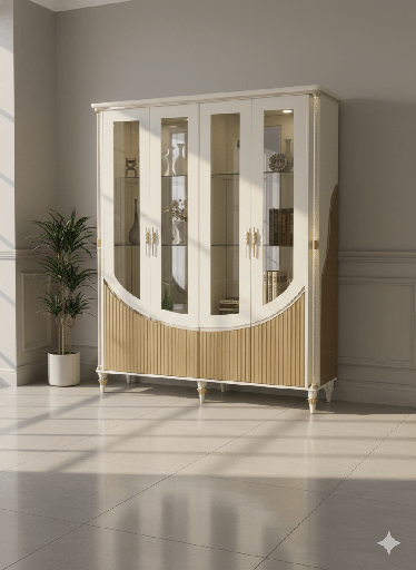 VITRINE 4PORTES  166CMX43CMX202CM 