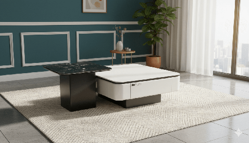 TABLE BASSE 800X800X390   600X600X480 HYA1