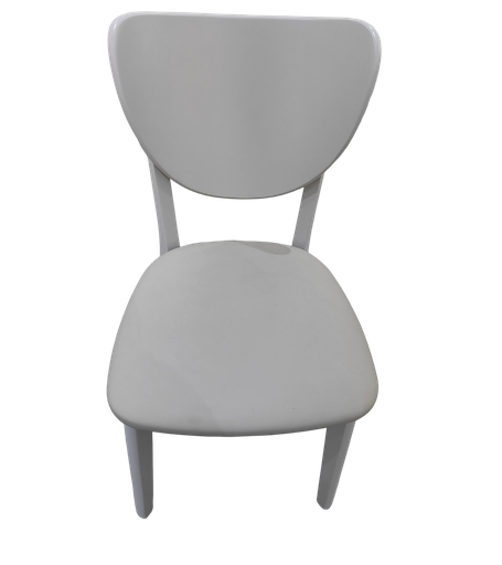 CHAISE BOIS  ASSISE GRIS