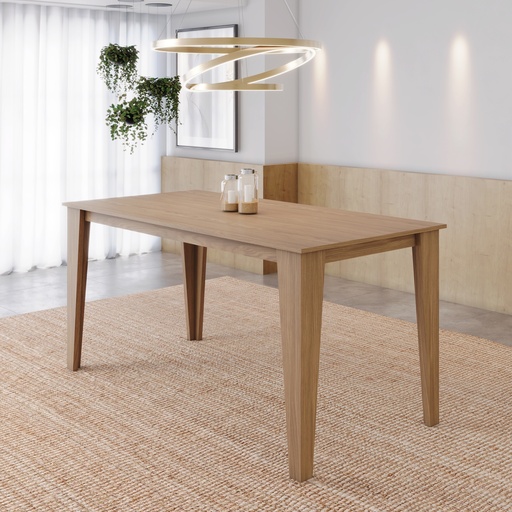 TABLE EN BOIS VITTORIA  1.60M S229-129