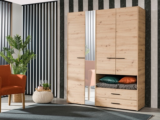ARMOIRE CAMBRIS 4K2FO 11011887 161X54X205