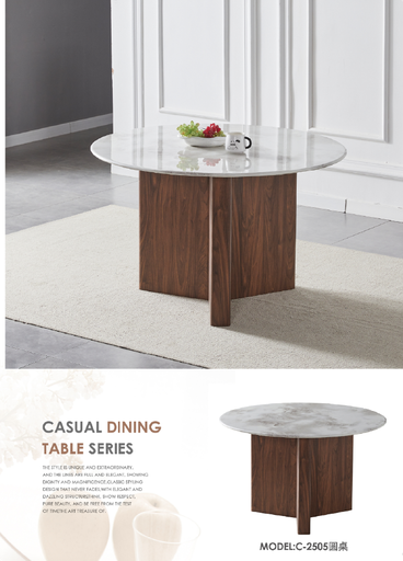 TABLE A MANGER RONDE 2505