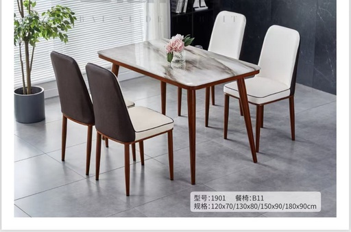 TABLE 1901+4CHAISE B11BEIGE