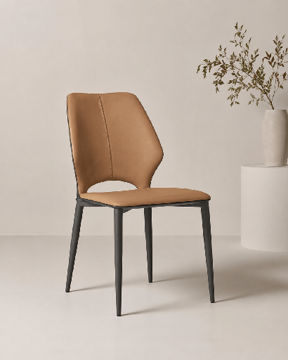 CHAISE GRIS 715 ORANGE