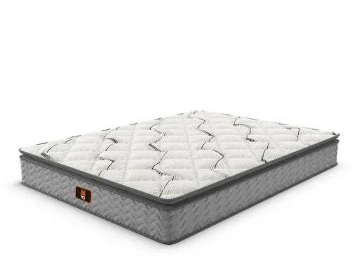 MATELAS AVEC SURMATELAS INTEGRE 90X190X21 M110  GRIS