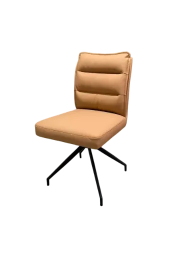 CHAISE CUIR PIVOTANTE  CY903 ORANGE