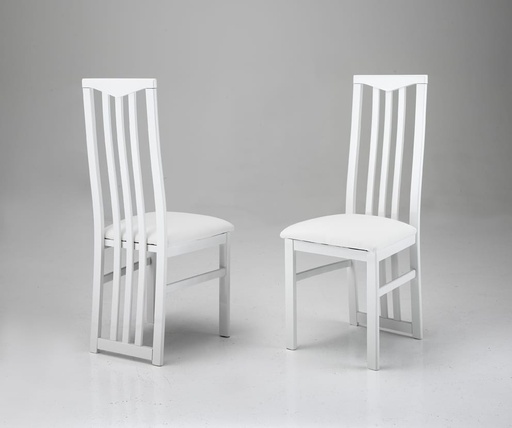 CHAISE DIVA  REF 169  BATON BLANC ASSISE ANTHRACITE