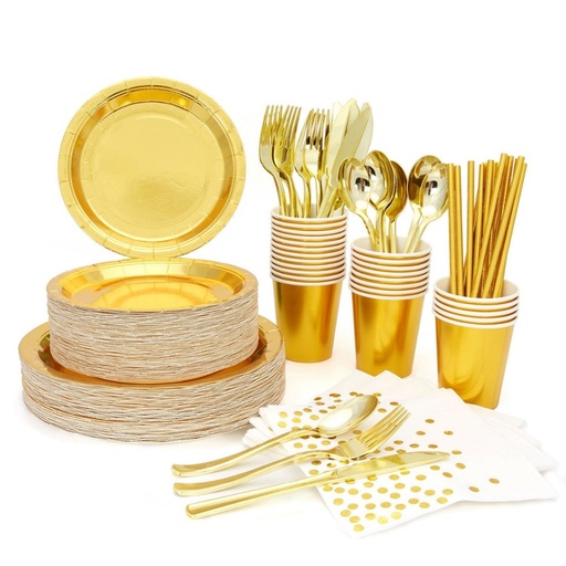 Lot de 36 couverts ARGENT ET ROSE GOLD(12cuil,12 fourch,12 couteaux)