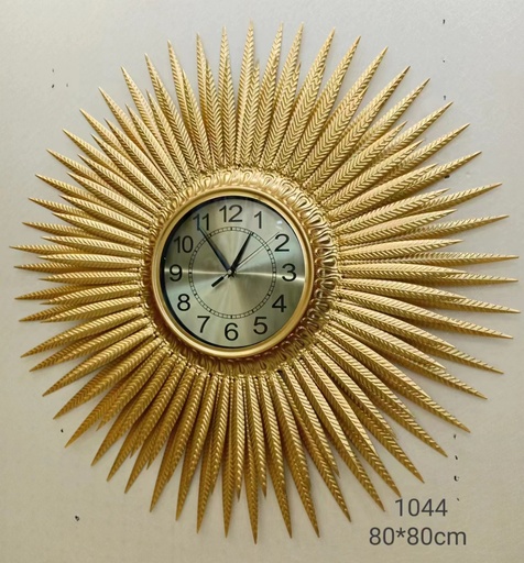 MONTRE MUR 1044  80CM ARGENT/OR