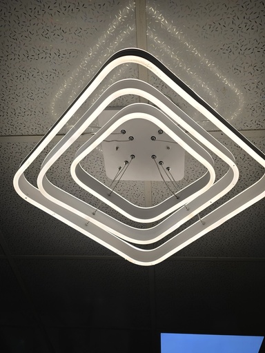 LUSTRE CARRE 3 NIVEAUX LC0009-8 REF 1125