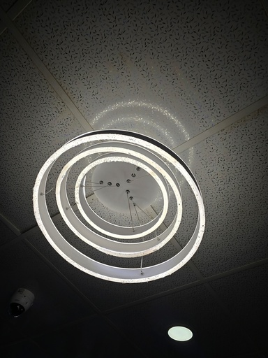 LUSTRE LED ROND 65W 50*50 *11 REF 1120  8020 3+4+5